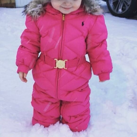 Ralph Lauren Other - RALPH LAUREN snow ski snowboard Baby Quilted Snowsuit 6M snow coast